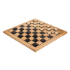 Houten damspel - Authentieke look - 28,5 x 28,5 cm - Houten damspel kopen - Damspel hout