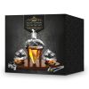 Diamant Whiskey Decanter - Deluxe Uitvoering - Houten Plateau - Incl. Whiskey Glazen, Whiskey Stones, Trechter en Ijstang - Complete Whiskey Set