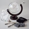 Globe Whiskey Decanter - Standaard Versie - 0.9L - Incl. 2 Whiskey Glazen, Whiskey Stones en Luxe Kist - Whiskey Karaf