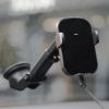 Telefoonhouder Auto - Draadloze Oplader Met Sensor - 15W - Snellader - Met Zuignap en Knijper - Automatisch Open en Dicht - Smartphone Houder Auto
