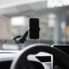 Telefoonhouder Auto - Draadloze Oplader Met Sensor - 15W - Snellader - Met Zuignap en Knijper - Automatisch Open en Dicht - Smartphone Houder Auto