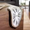 Melting Clock - zilver