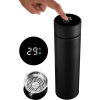 Zwarte Thermosfles met Graden Display