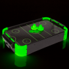 Mini Air Hockey Tafel -  Glow in the Dark - 49,5 x 31 x 8,7 cm - Speelgoed - Kleine Air hockey