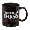 The Real Boss mok - Mok voor de echte baas - 325 ml - Koffie mok - Grappige mokken