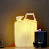 Jerrycan porseleinen lamp - Wit - Bureau Lamp -  Industriële lamp - Slaapkamer lamp