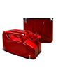Jerrycan Giftbox 20L - groen, rood en zwart - Stevige opberg box - excl. drank