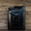 Stalen jerrycan 20L groen, rood en zwart - Jerrycan brandstof - Stalen leger jerrycan