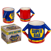 Super pap/mam mok - Twee verschillende stylen - 18 x 11 cm - Mok super papa - Super mama mok - Super dad mok - Super mom mok