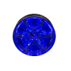 Rim clock with blue LED