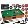 Mini pooltafel - Tafelmodel - 52 x 31 x 10 cm - Pooltafel klein - Houten pooltafel