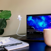 Een coole metgezel voor je computer - de Starman USB Light in wit plastic - USB Light
