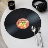 Vinyl Placemats - Origineel - Set van 4 - Geleverd In een Design Hoes - Makkelijk Schoon Te Maken - Retro LP Tafel Onderleggers