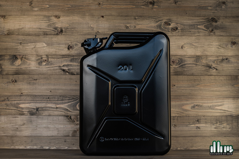 Stalen Jerrycans 20L-Zwart