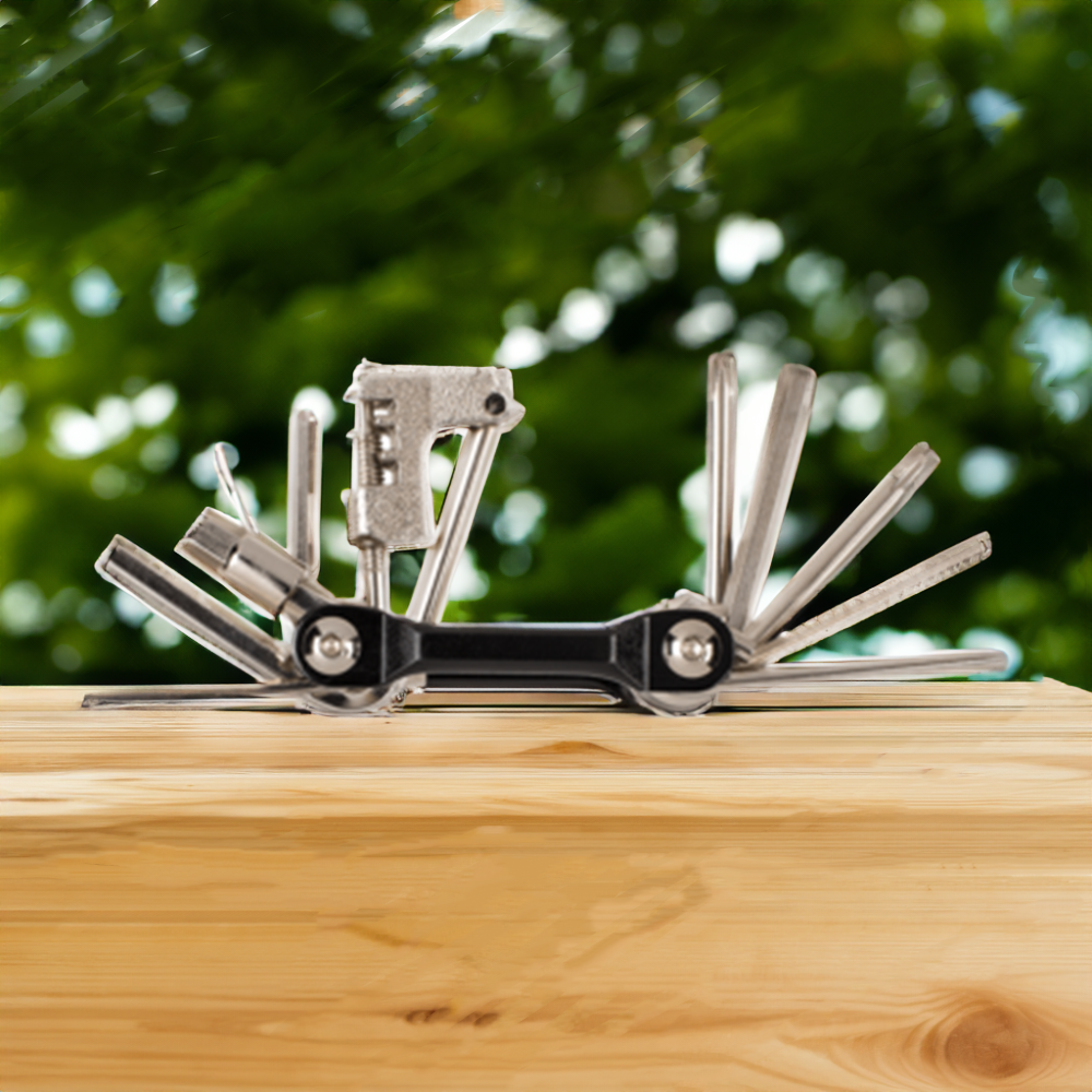 Fiets multitool - Met 11 verschillende functies - Compact formaat - Fietsgereedschap - Multitool fiets