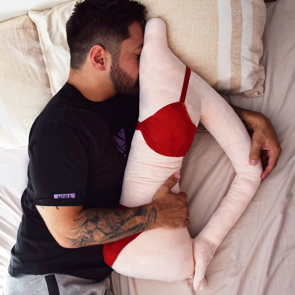 Girlfriend Pillow Knuffelkussen Verzwaarde Arm voor Realistisch Effect Allergie vrij Slaapmaatje Body Pillow