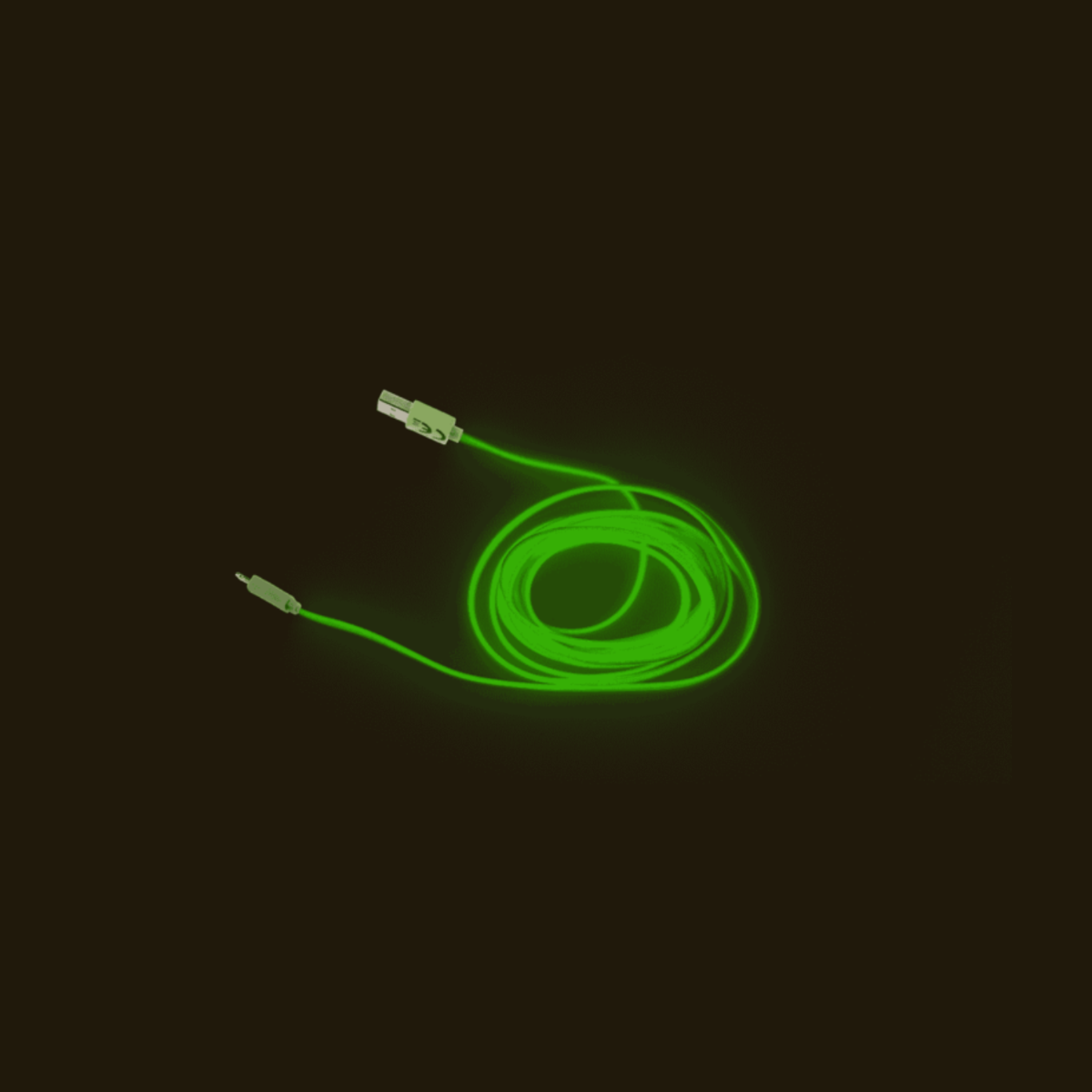Glow in the Dark Lader - USB-C naar USB-C - 1 Meter