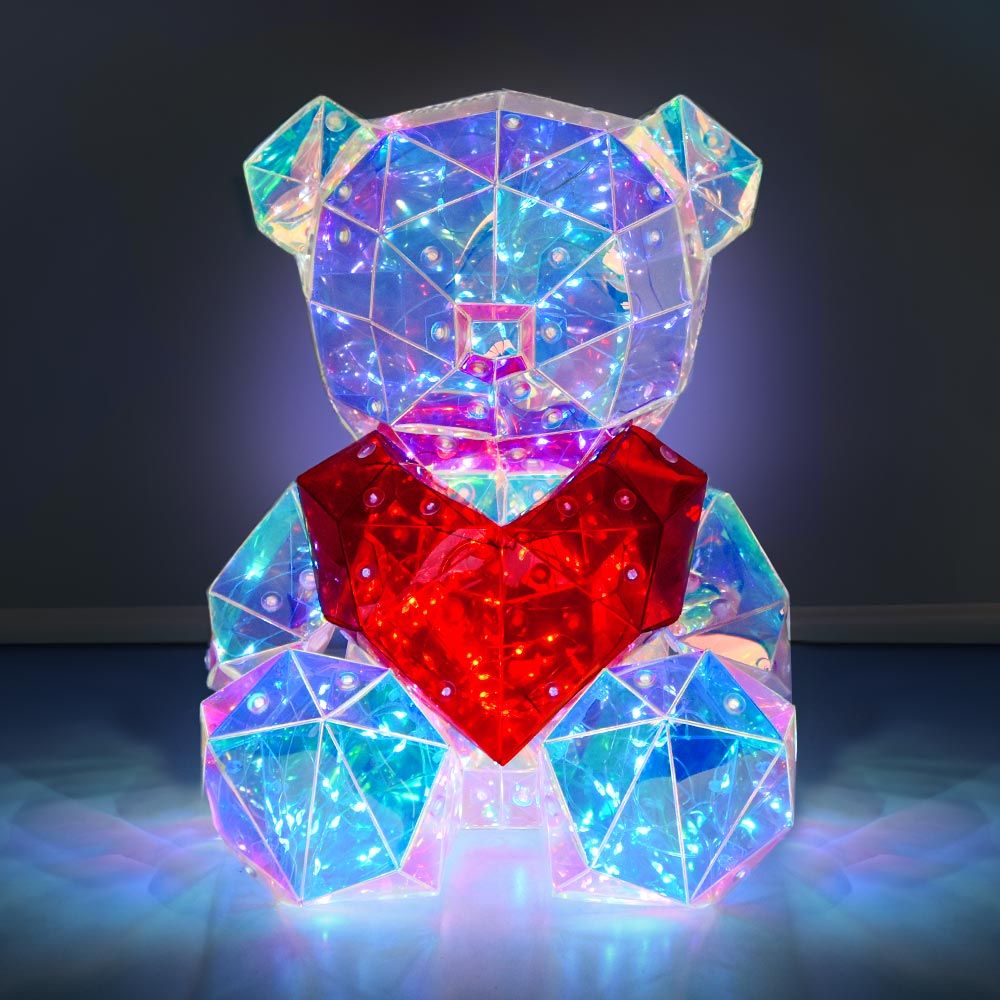 Teddy Lamp 33 x 26,5 x 40 cm 3D USB LED verlichting Sfeer verlichting Lamp Teddy