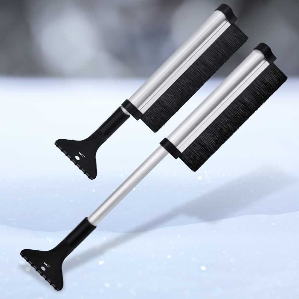 Uitschuifbare ijs & sneeuwschraper - Uitschuifbaar tot 65 cm - ABS & Aluminum - Auto accessoire - Auto gadget