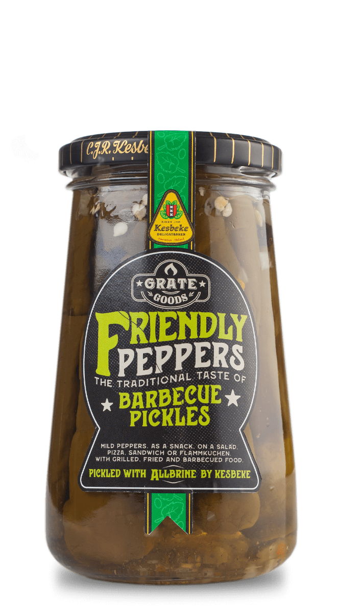 Friendly Peppers Barbecue Pickles 325 gram