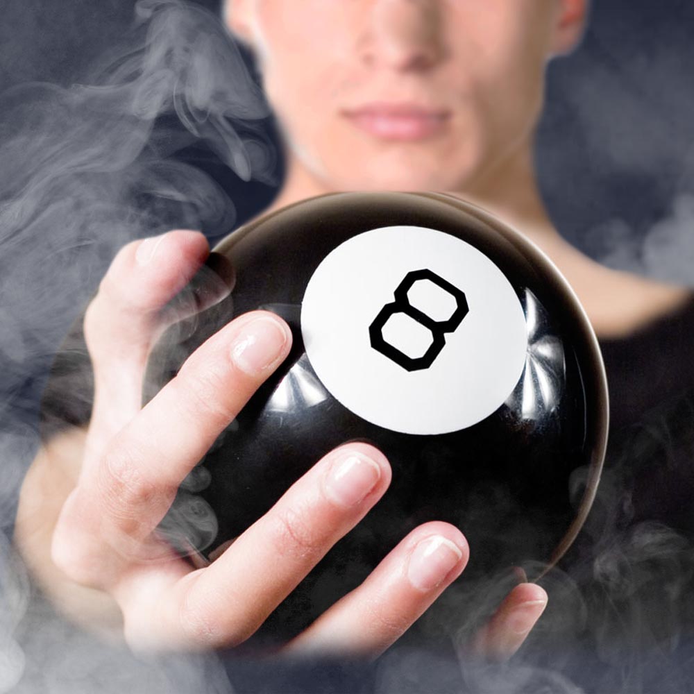 Magic 8 Ball Vragenspel Beantwoord Al Je Levensvragen Geen Batterijen Nodig Biljartbal Design Mystic 8 Ball