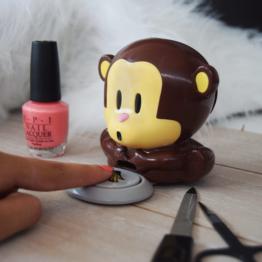 Nageldroger Aapje Draadloos Compact Formaat Mr. Monkey Nail Dryer