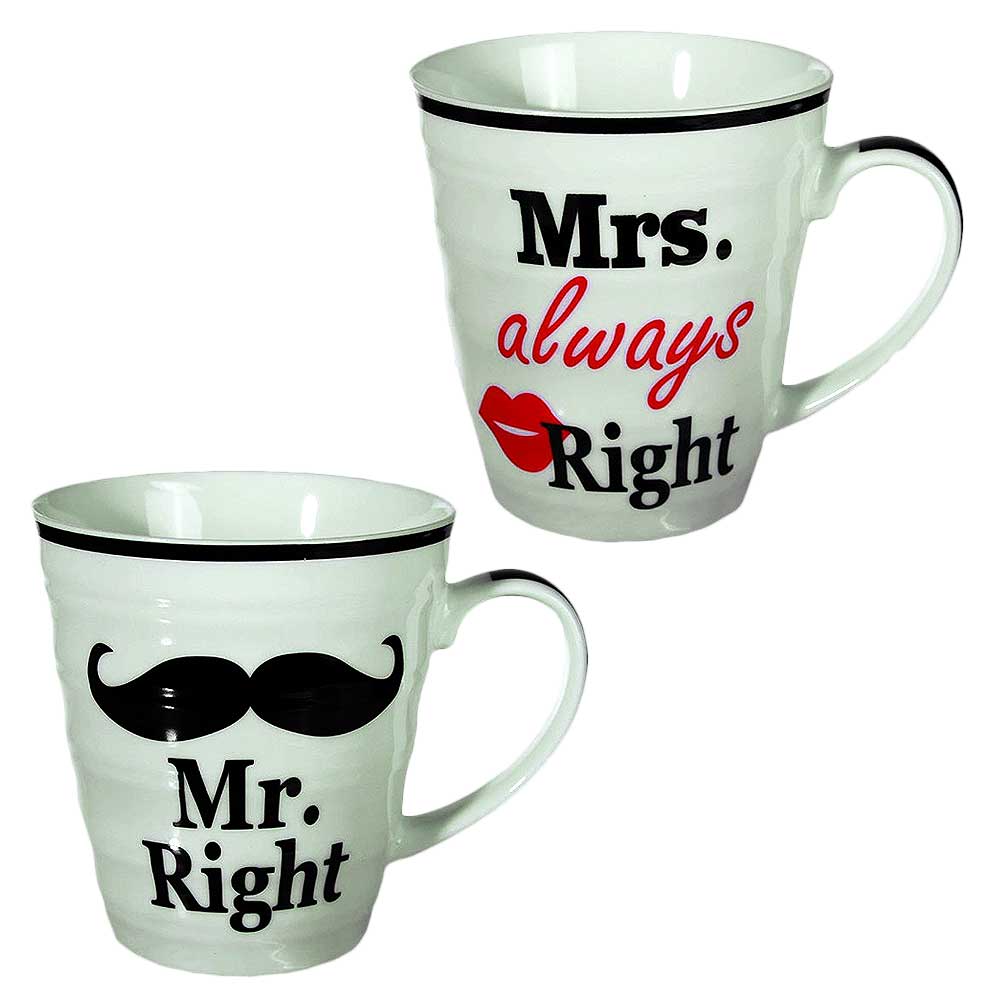 Mr. Mrs. Right mokken, mokken met Mrs. & Mrs. Right erop