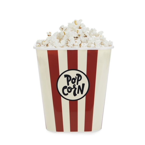 Popcorn Bowl Retro Popcorn emmer Rood Perfect voor Filmliefhebbers Filmavond Accessoire