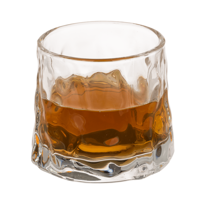 Whiskey glazen 'on the rocks'