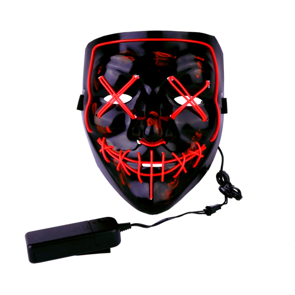 Halloween Masker – Purge – LED | MegaGadgets Jaag iederen de stuipen op het lijf met dit Halloween Masker – Purge – LED!