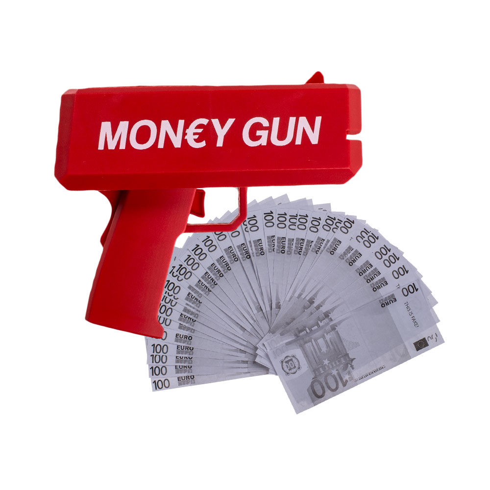 Cash Gun – Make It Rain | MegaGadgets Make it rain met de cash gun van MegaGadgets