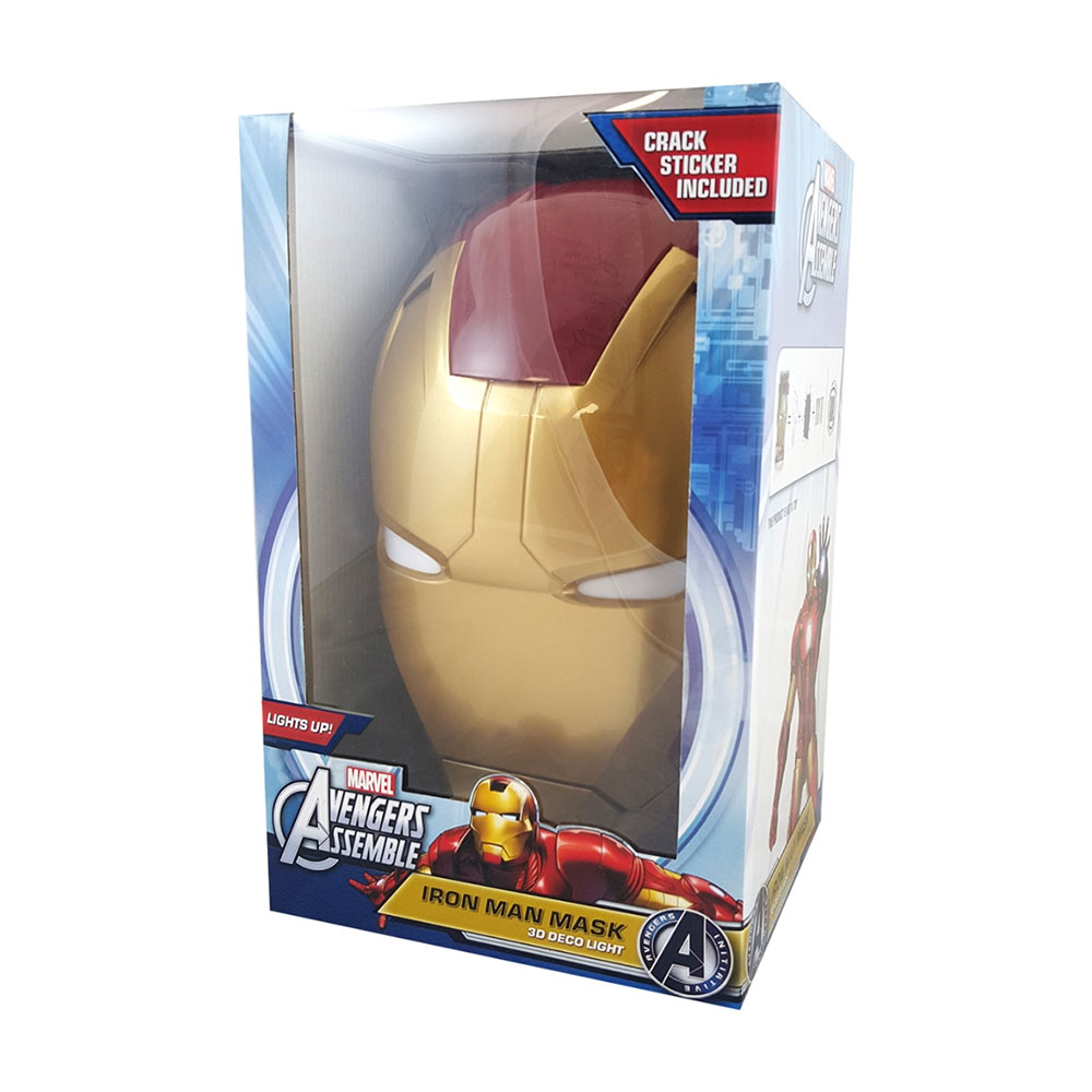 Iron Man 3D Lamp – Wandlamp | MegaGadgets