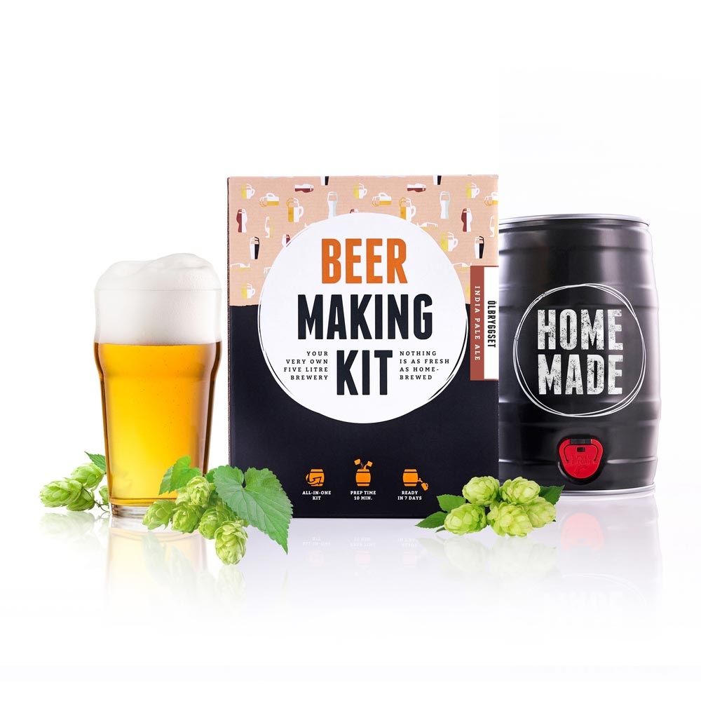 Brew Barrel Bierbrouwpakket - India Pale Ale - Thuis Bier Brouwen in 1 Week - 4.8 Liter - Complete S
