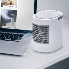 Bureau Ventilator - Gekoeld door Water - 3 Snelheden - Met Sfeerverlichting - Draagbare Mini USB Ventilator - Aircooler 