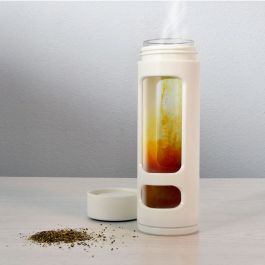 Dagaanbieding - Fles met thee ei - Tea infuser dagelijkse aanbiedingen