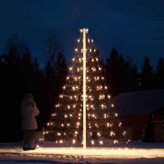 Vlaggenmast Kerstverlichting 192 LED’S | MegaGadgets