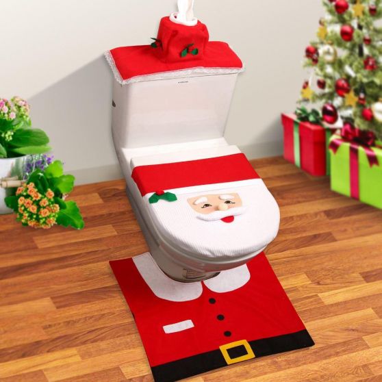 Kerstman Toilet Accessoires | MegaGadgets