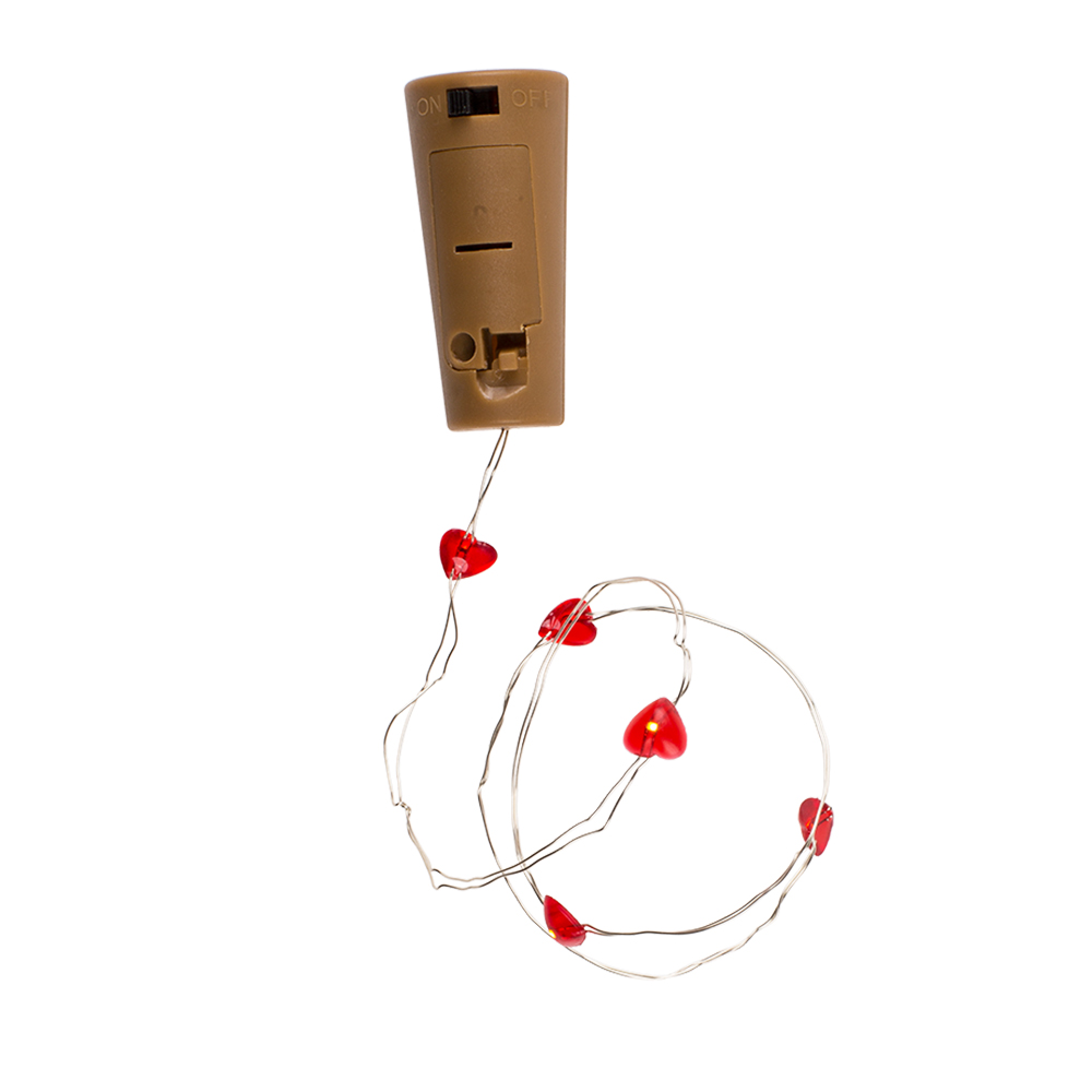 LED Verlichting Fles – Hartjes | MegaGadgets Deze lampjes zorgen voor een romantische sfeerverlichting!