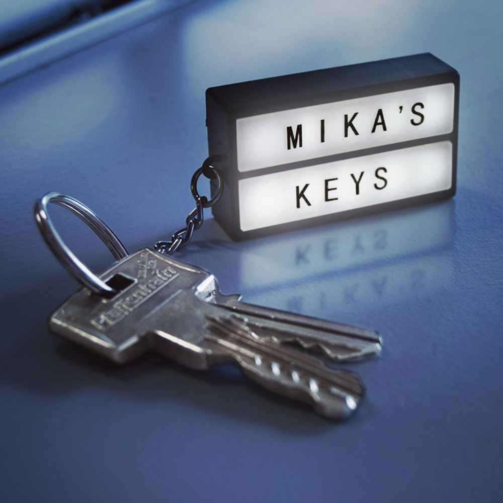 Mikamax Lightbox Sleutelhanger Incl 75 Letters En Symbolen mikamax kopen in de aanbieding