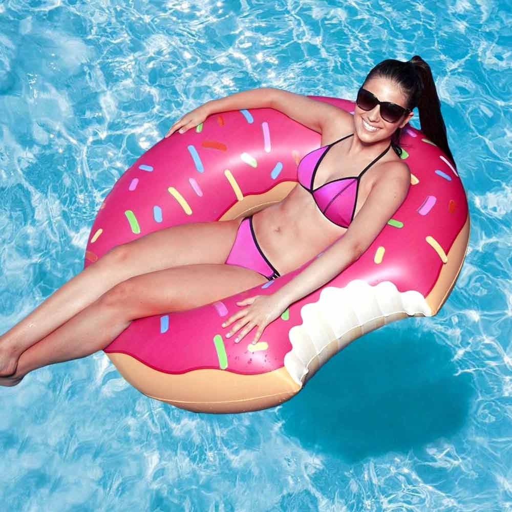 Opblaasbare Donut Zwemband - 120 cm - Original