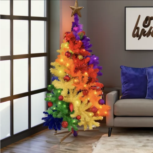 Laat je kerst stralen met de Regenboog Kerstboom