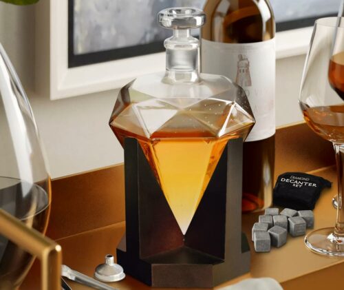 Schitterend genieten met de Whiskey Karaf Diamant