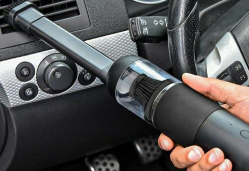 De Draagbare Mini Stofzuiger voor een schone auto!